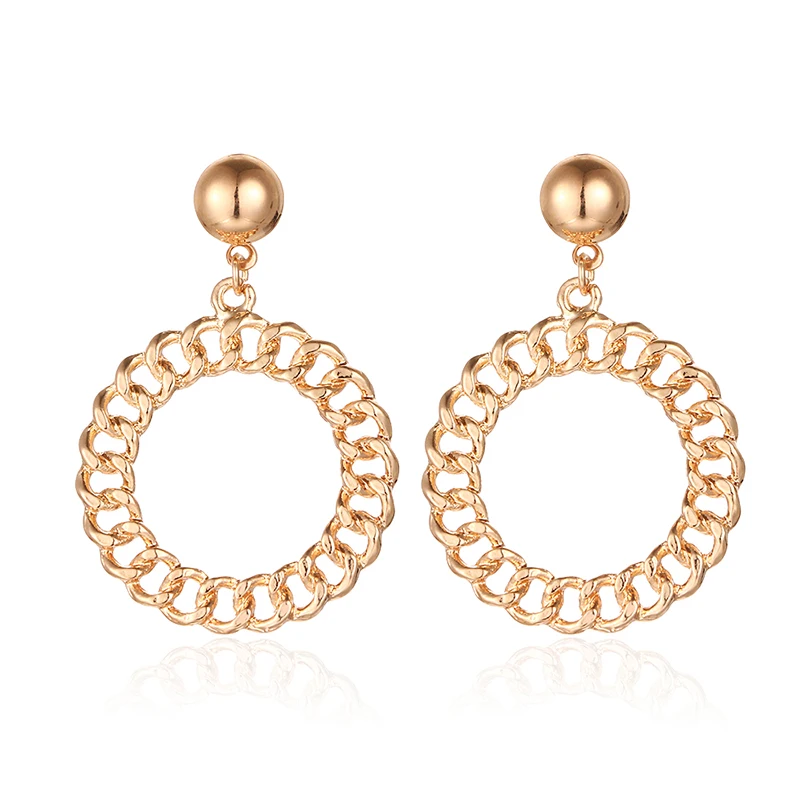 Brand Earrings For Women Fashion Jewelry Gift Wholesale Trendy Gold Color fashion drop Earrings Geometric Circle Party Earrings
Brand Earrings For Women Fashion Jewelry Gift Wholesale Trendy Gold Color fashion drop Earrings Geometric Circle Party Earrings