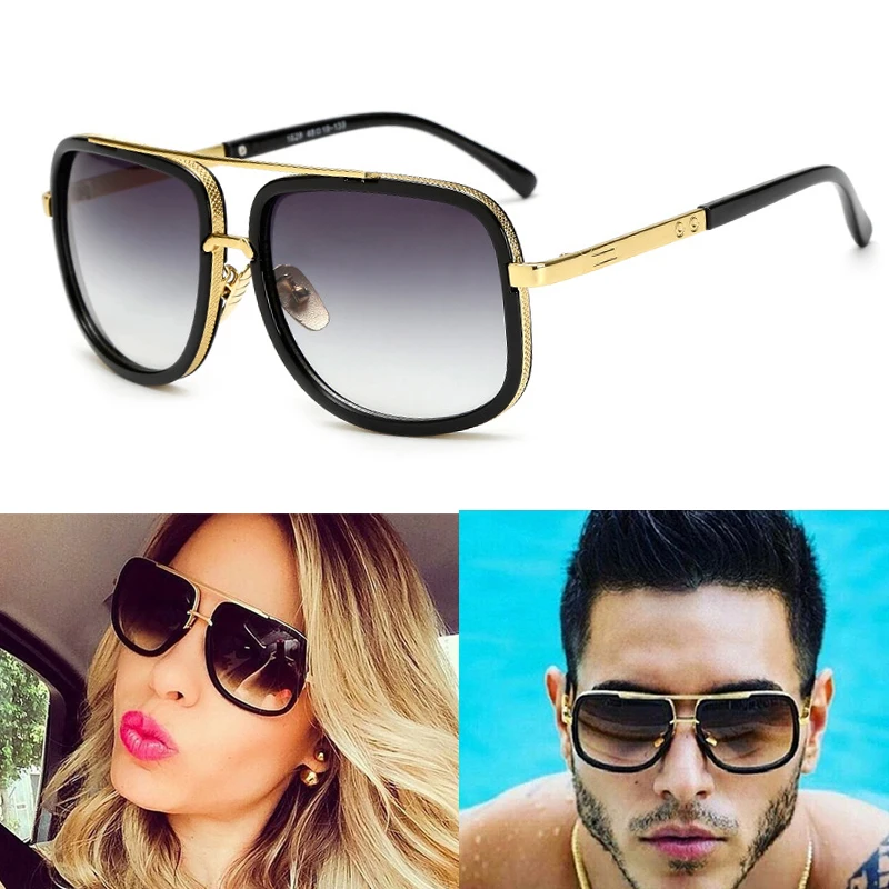 Luxury Brand designer Large frame sunglasses men Vintage women sun glasses Retro grandmaster Square Eyewear UV400
Luxury Brand designer Large frame sunglasses men Vintage women sun glasses Retro grandmaster Square Eyewear UV400