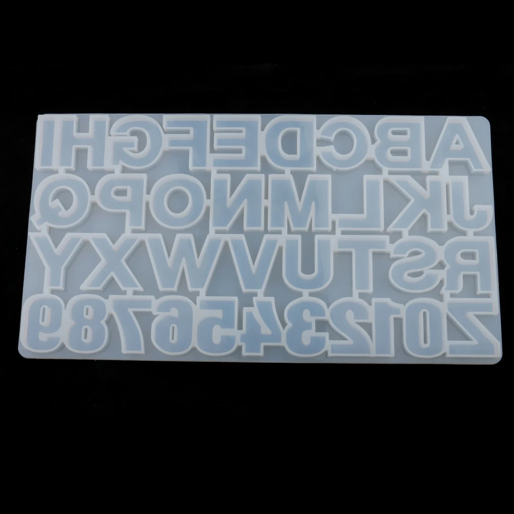 Silicone Letter Number Mold Clear Jewelry Casting Craft Mould for Resin Epoxy Making
Silicone Letter Number Mold Clear Jewelry Casting Craft Mould for Resin Epoxy Making