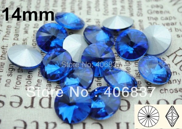 Free Shipping! 100pcs/Lot, 14mm Sapphire Crystal Rivoli, Chinese Top Quality Crystal Rivoli Fancy Stones
Free Shipping! 100pcs/Lot, 14mm Sapphire Crystal Rivoli, Chinese Top Quality Crystal Rivoli Fancy Stones