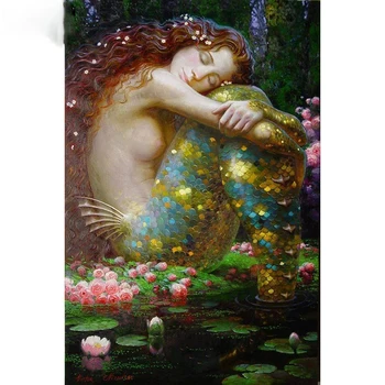 5D DIY Full Square Diamond Painting Mermaid Diamond Embroidery Cross Stitch Rhinestone Mosaic Painting wall sticker for Decor
5D DIY Full Square Diamond Painting Mermaid Diamond Embroidery Cross Stitch Rhinestone Mosaic Painting wall sticker for Decor