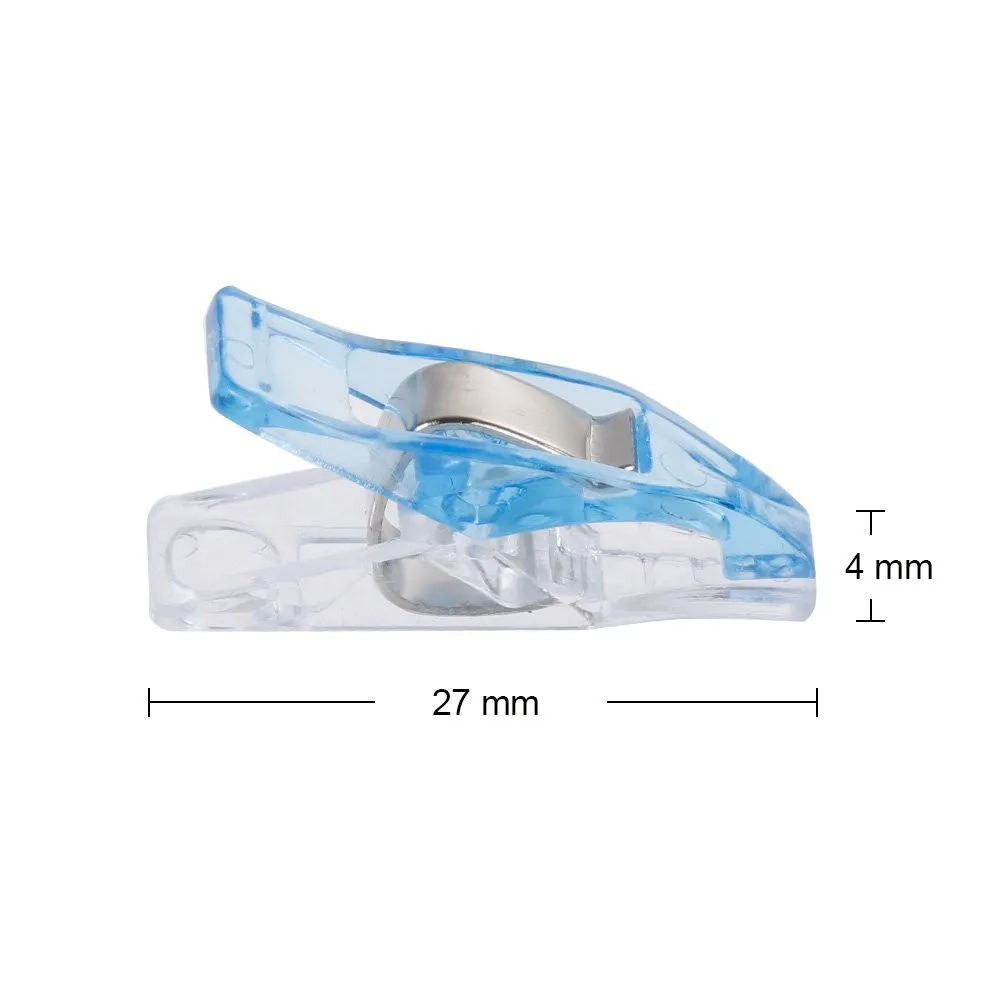 65 PCS Colorful Sewing Craft Quilt Binding Plastic Clips Clamps Pack Feb 25 Transparent Clip Plastic Clips
65 PCS Colorful Sewing Craft Quilt Binding Plastic Clips Clamps Pack Feb 25 Transparent Clip Plastic Clips