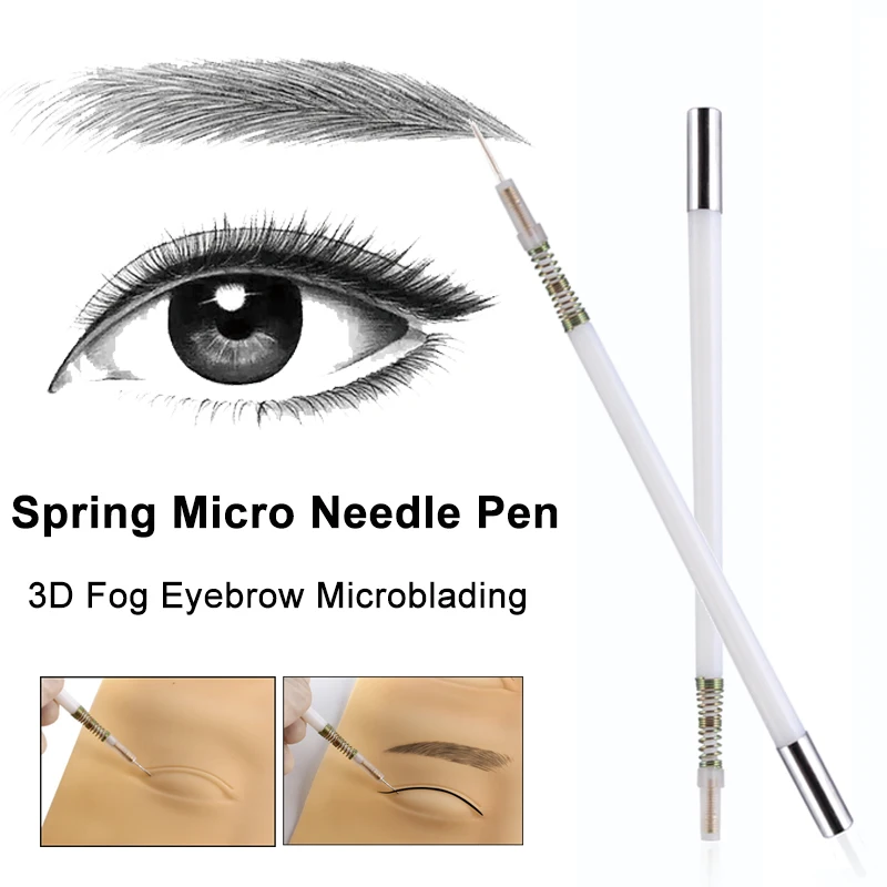 Spring Manual Tattoo Pen Micro Blade Needle Holder Mini Fog Eyebrow Shading Machine 3D Painless Permanent Makeup Tebori Munsu
Spring Manual Tattoo Pen Micro Blade Needle Holder Mini Fog Eyebrow Shading Machine 3D Painless Permanent Makeup Tebori Munsu