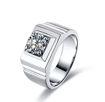 Positive Moissanite Stripe Jewelry Men Ring 750 White Gold 1CT Synthetic Gemstone Engagement Bridegroom Real Moissanite Gold 750
Positive Moissanite Stripe Jewelry Men Ring 750 White Gold 1CT Synthetic Gemstone Engagement Bridegroom Real Moissanite Gold 750
