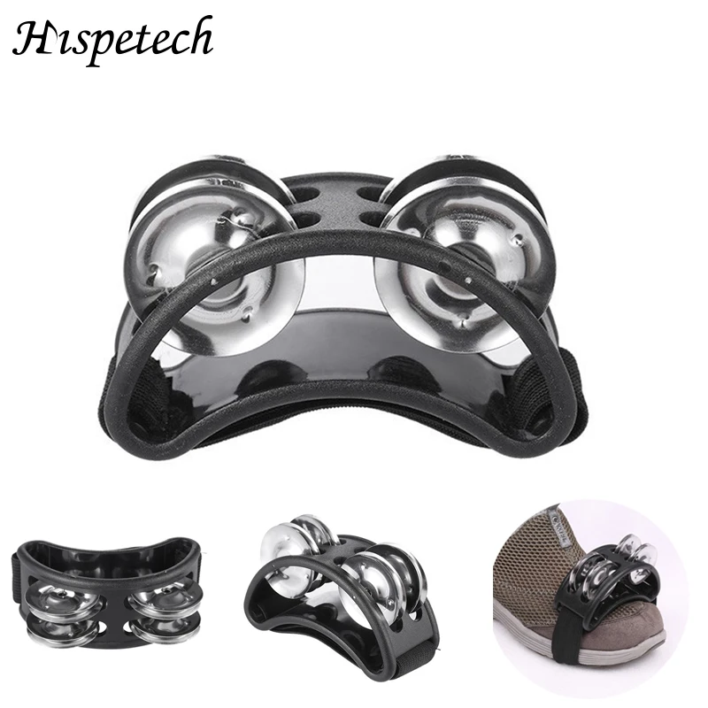 Hispetech High Quality Hand Foot Tambourine Drum Metal Jingles Bells Musical Instruments Percussion Companion Accessories Black
Hispetech High Quality Hand Foot Tambourine Drum Metal Jingles Bells Musical Instruments Percussion Companion Accessories Black