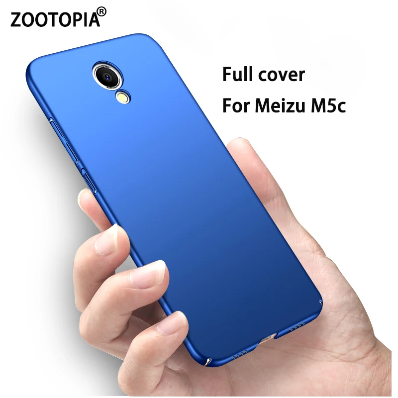 Фото Жесткий Чехол-бампер для Meizu M5C чехол M5c M 5C версия Globale M710H жесткий матовый на Fundas Capa