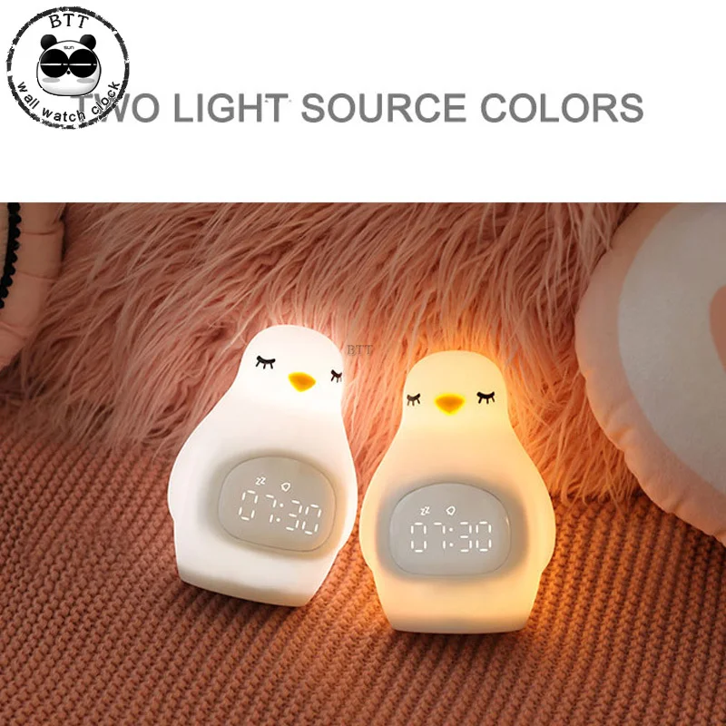 Luminova Smart Penguin Table Alarm Wake Up Clock Electronic Digital Lamp Multi functional Hotel Home Decor for Child Bedroom
Luminova Smart Penguin Table Alarm Wake Up Clock Electronic Digital Lamp Multi functional Hotel Home Decor for Child Bedroom