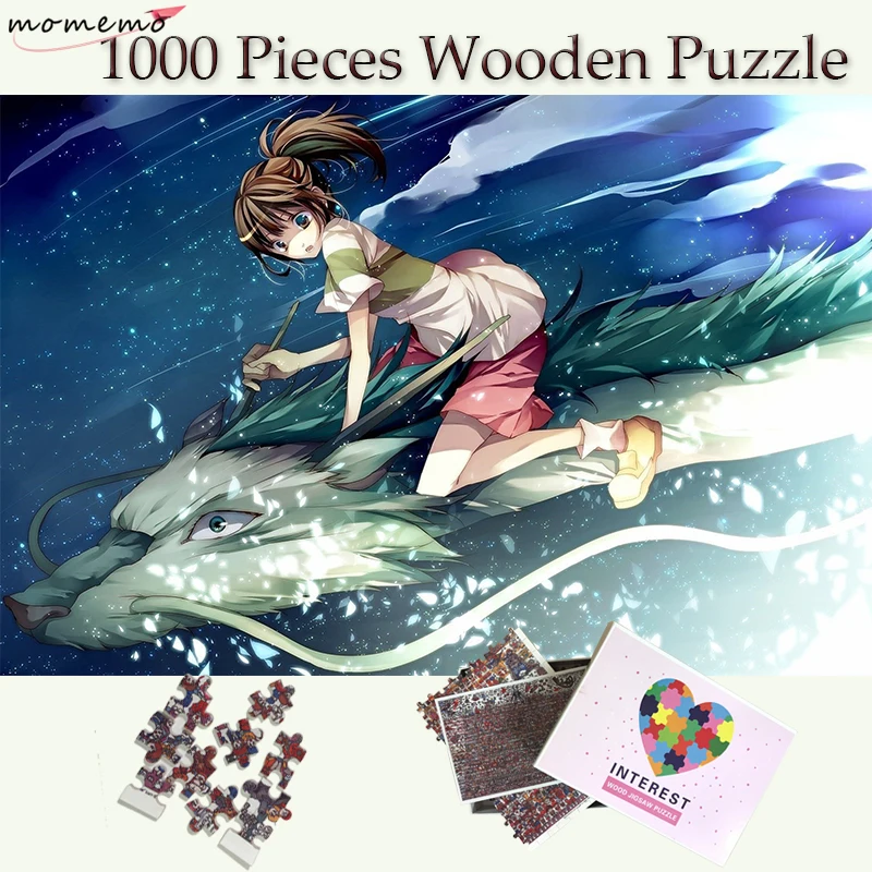 MOMEMO Spirited Away Jigsaw Puzzles 1000 Pieces Wooden Puzzle Adults Puzzle Toys Cartoon Pattern Puzzle Games Kids Wooden Toys
MOMEMO Spirited Away Jigsaw Puzzles 1000 Pieces Wooden Puzzle Adults Puzzle Toys Cartoon Pattern Puzzle Games Kids Wooden Toys