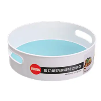 Multi-Function Anti-Skid Storage Tray Display Storage Plastic Rotary Kitchen Bathroom Party Shelf Serving tray #2M24
Multi-Function Anti-Skid Storage Tray Display Storage Plastic Rotary Kitchen Bathroom Party Shelf Serving tray #2M24