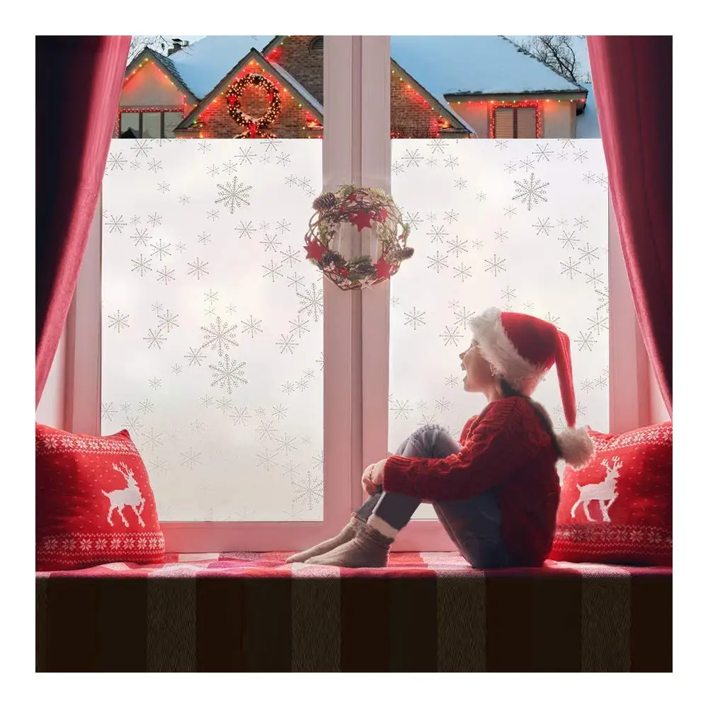 Funlife 75x200cm no glue static glass film frosted window stickers privacy bedroom bathroom window stickers insulation snowflake
Funlife 75x200cm no glue static glass film frosted window stickers privacy bedroom bathroom window stickers insulation snowflake