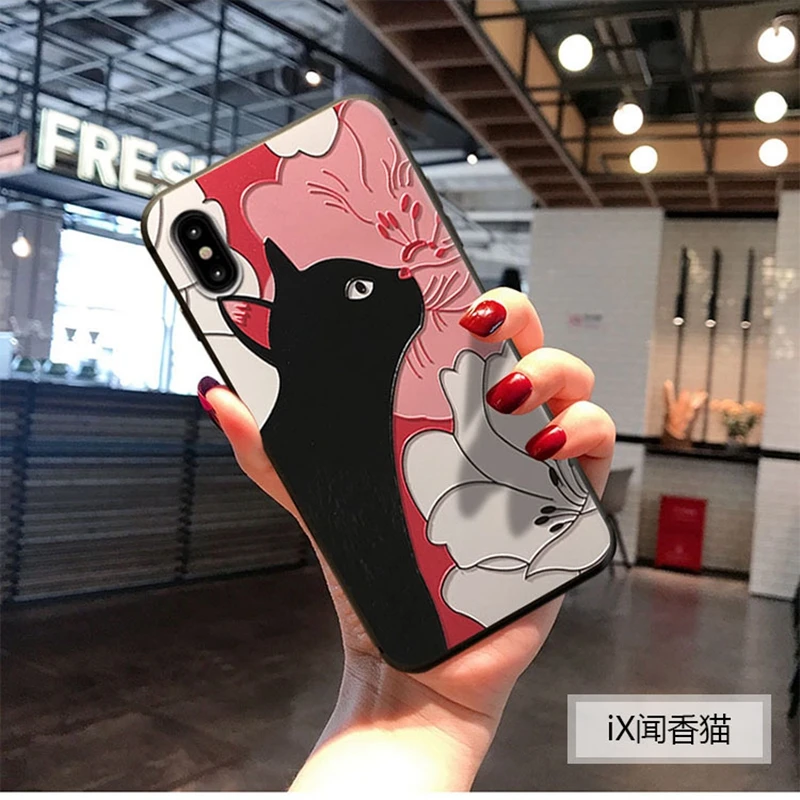 Emboss Animal Phone Case For iphone 7 8Plus Case Cute Cat Soft Silicone Back Funda For iphone XS Max XR X 10 7 8 6 6S Plus Cover
Emboss Animal Phone Case For iphone 7 8Plus Case Cute Cat Soft Silicone Back Funda For iphone XS Max XR X 10 7 8 6 6S Plus Cover