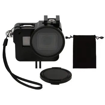 SHOOT Side Open Housing Case for GoPro HERO 6 Wire Connectable Aluminium Alloy Metal Skeleton Protective Frame Cage Shell with 
SHOOT Side Open Housing Case for GoPro HERO 6 Wire Connectable Aluminium Alloy Metal Skeleton Protective Frame Cage Shell with