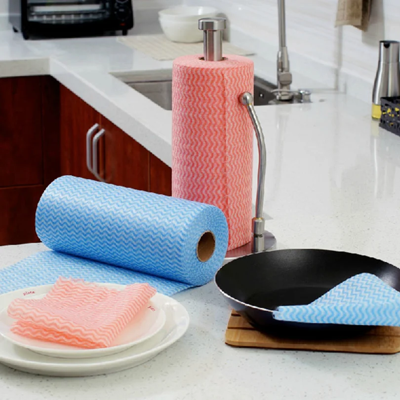 50pcs/rolls Non-woven Disposable Removable rags Breakpoint Nonstick Oil Absorbent Cleaning Cloth for Drying Towel Dish
50pcs/rolls Non-woven Disposable Removable rags Breakpoint Nonstick Oil Absorbent Cleaning Cloth for Drying Towel Dish
