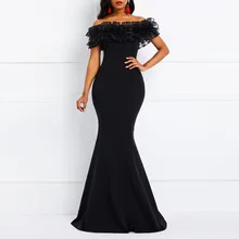 Promotion Dîner Noir Un Achetez Des Femme Robe FcTlK31J