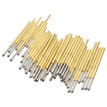 50Pcs in a Pack P100-E2 Dia 1.36mm Length 33.3mm 180g Spring Test Probe Gold Plated Pin Tool
50Pcs in a Pack P100-E2 Dia 1.36mm Length 33.3mm 180g Spring Test Probe Gold Plated Pin Tool