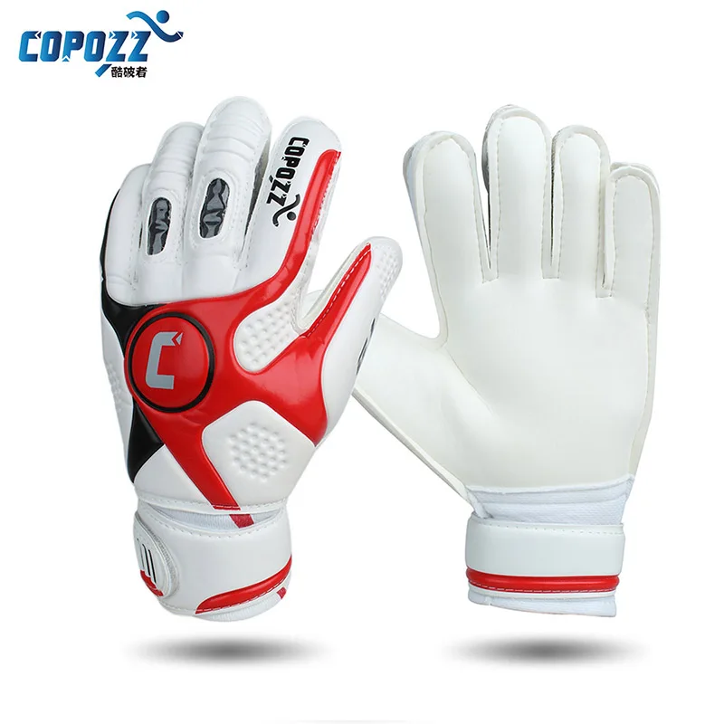 Image brand professional soccer goalkeeper gloves thick senior latex finger protection keeper glove size 9#