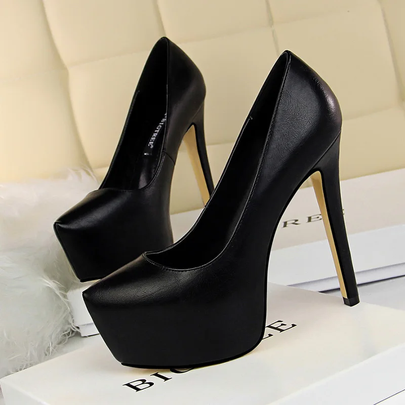 Shoes Women Sexy Black Spring And Autumn Shoes Super high heel Pointed Night club Fine heel Solid color Female Shoes For Women
Shoes Women Sexy Black Spring And Autumn Shoes Super high heel Pointed Night club Fine heel Solid color Female Shoes For Women