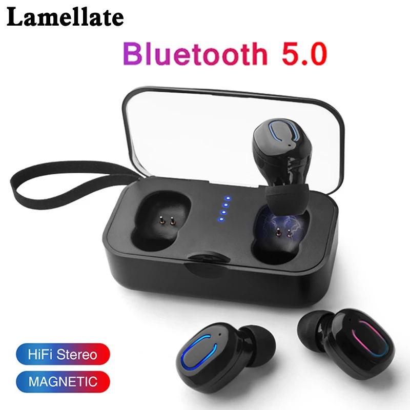 Bluetooth Earphones 5.0 Headphones Handsfree Mini Bluetooth Wireless Headsets Stereo Earbud Sports Earphones With Charging Box
Bluetooth Earphones 5.0 Headphones Handsfree Mini Bluetooth Wireless Headsets Stereo Earbud Sports Earphones With Charging Box