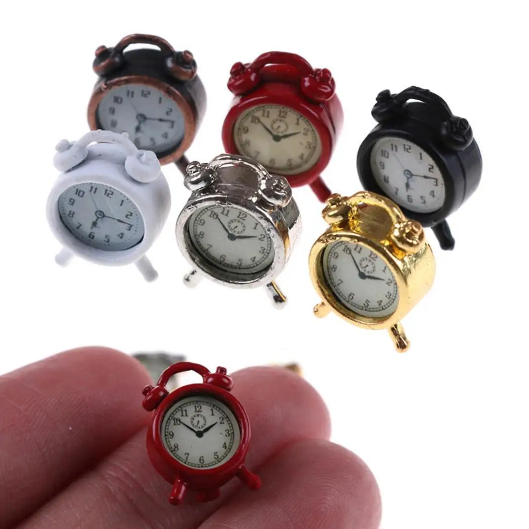 Mini Alarm Clock Dollhouse Miniatures Decoration Desk Table Decor House Gifts Children Girls 1cm/0.4inch Desk House Table Decor
Mini Alarm Clock Dollhouse Miniatures Decoration Desk Table Decor House Gifts Children Girls 1cm/0.4inch Desk House Table Decor