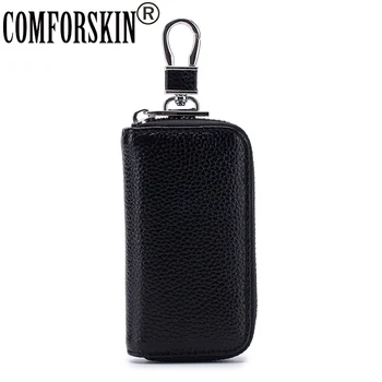 COMFORSKIN Genuine Leather Unisex Key Wallets New Arrivals Multi-function Key Housekeepers Hot Brand Men Leather Key Holder 2019
COMFORSKIN Genuine Leather Unisex Key Wallets New Arrivals Multi-function Key Housekeepers Hot Brand Men Leather Key Holder 2019
