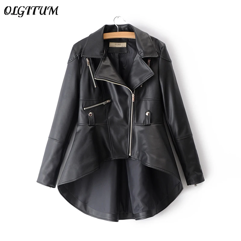 Famous Brand Women New High Quality Leather Jacket Wild Lapel Bomber Jacket Black Loose Motorcycle Jacket Outwear Coat 2019 Hot
Famous Brand Women New High Quality Leather Jacket Wild Lapel Bomber Jacket Black Loose Motorcycle Jacket Outwear Coat 2019 Hot
