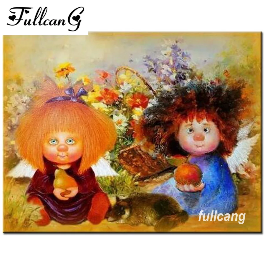 FULLCANG mosaic 5d needlework diy diamond embroidery angel girl diamond painting cross stitch full square drill G057
FULLCANG mosaic 5d needlework diy diamond embroidery angel girl diamond painting cross stitch full square drill G057