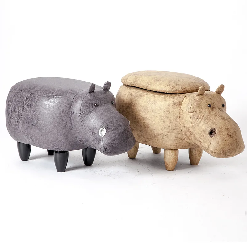 Cute Hippos Style Cartoon Wood Footstool Chair With Storage Box Inside Kid's Sofa Furniture Cartoon Ottomans Home Decor Bench
Cute Hippos Style Cartoon Wood Footstool Chair With Storage Box Inside Kid's Sofa Furniture Cartoon Ottomans Home Decor Bench