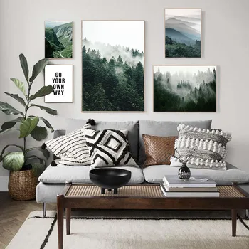 Nordic Home Decoration Mountain Foggy Forest Picture Nature Scenery Scandinavian Poster Landscape Print Wall Art Canvas Paintin
Nordic Home Decoration Mountain Foggy Forest Picture Nature Scenery Scandinavian Poster Landscape Print Wall Art Canvas Paintin