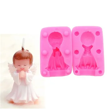 Gadgets Fondant Molds Little Boy Silicone Mold 3D Boy Angel Praying Silicone Candle Mold Baby Party Fondant Cake Decorating
Gadgets Fondant Molds Little Boy Silicone Mold 3D Boy Angel Praying Silicone Candle Mold Baby Party Fondant Cake Decorating