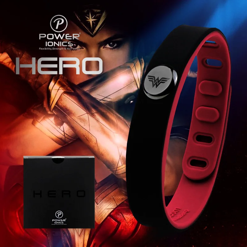 Hero Wonderwoman Power Ionics 3000 ions IDEA BAND Sports Titanium Bracelet Wristband Balance Human Body
Hero Wonderwoman Power Ionics 3000 ions IDEA BAND Sports Titanium Bracelet Wristband Balance Human Body