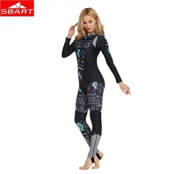 SBART Women's Diving Wetsuits Long Sleeve Swimsuits Water Sports Full Body Swimwear Snorkeling Diving Surfing Swimming Bodysuits
SBART Women's Diving Wetsuits Long Sleeve Swimsuits Water Sports Full Body Swimwear Snorkeling Diving Surfing Swimming Bodysuits
