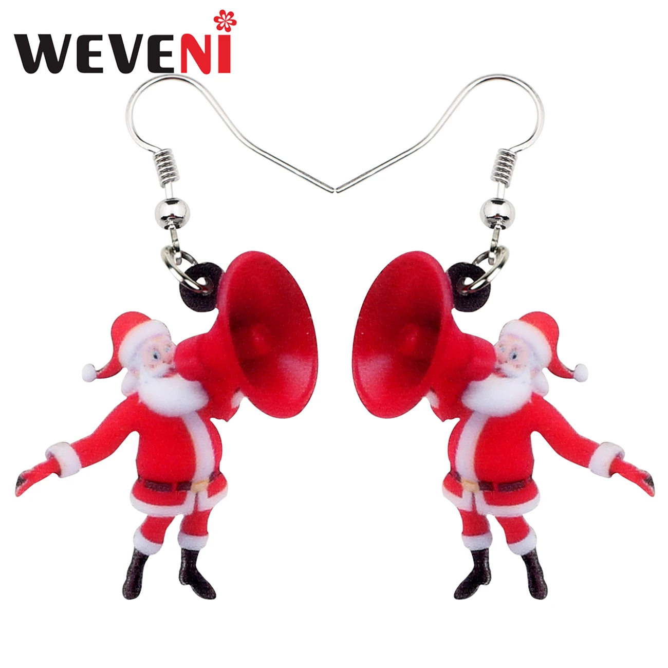 WEVENI Statement Acrylic Christmas Loudspeaker Santa Claus Earrings Drop Dangle 2018 Navidad Jewelry For Women Girls Charms 2018
WEVENI Statement Acrylic Christmas Loudspeaker Santa Claus Earrings Drop Dangle 2018 Navidad Jewelry For Women Girls Charms 2018