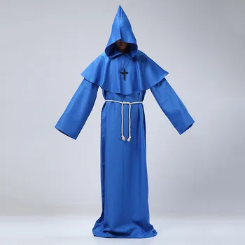 2017 Halloween Comic Con Party Cosplay Costume Monk Hooded Robes Cloak Cape Friar Medieval Renaissance Priest Men For Men
2017 Halloween Comic Con Party Cosplay Costume Monk Hooded Robes Cloak Cape Friar Medieval Renaissance Priest Men For Men