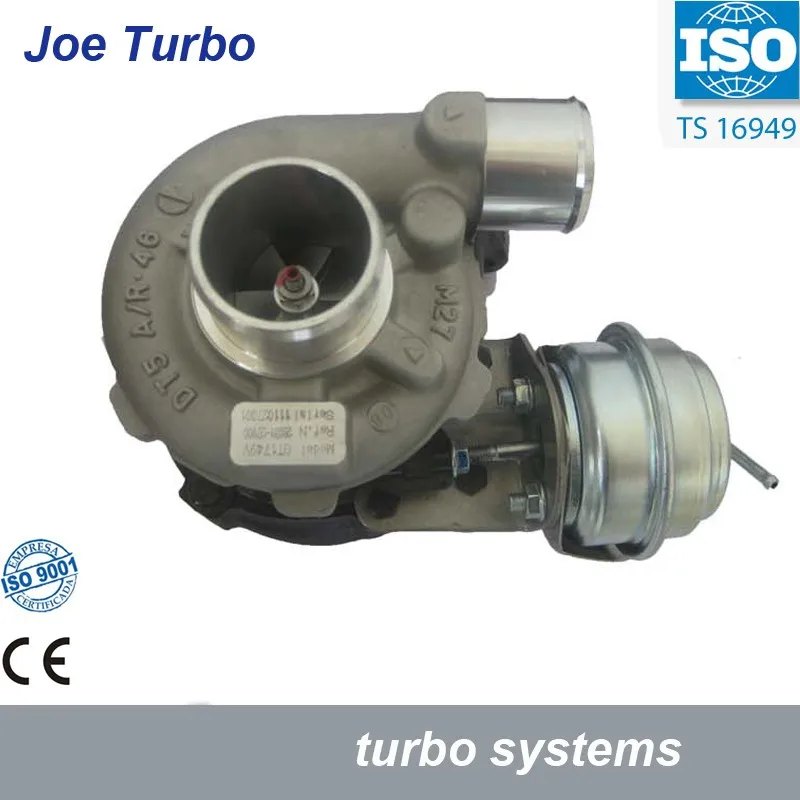 GT1749V 729041-5009S 28231-27900 729041-0009 TURBO Turbocharger for HYUNDAI Santa Fe 2003-05 Trajet 02-08 2.0L CRD D4EA-V 125HP