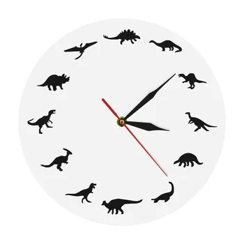 T-Rex Minimalist Design Clock Dinosaurs Breeds Modern Wall Clock Nursery Kids Room Jurassic Wall Decor Dinosaur Interior Clock
T-Rex Minimalist Design Clock Dinosaurs Breeds Modern Wall Clock Nursery Kids Room Jurassic Wall Decor Dinosaur Interior Clock