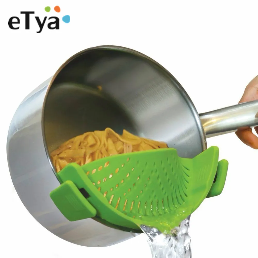 Silicone Colanders Strainer Drainer Clip On Pot For Draining Excess Liquid Univers Draining Pasta Vegetable Kitchen Cookware
Silicone Colanders Strainer Drainer Clip On Pot For Draining Excess Liquid Univers Draining Pasta Vegetable Kitchen Cookware