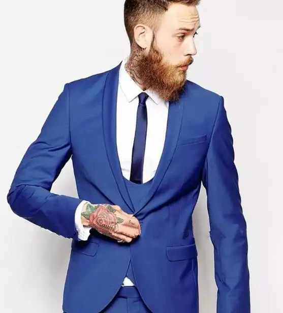 Custom Made Royal Blue Men Suit men tux Classic Groom Tuxedos Blazer Men Prom Mens Tux Bridegroom (Jacket+ Pant+Vest+Tie)
Custom Made Royal Blue Men Suit men tux Classic Groom Tuxedos Blazer Men Prom Mens Tux Bridegroom (Jacket+ Pant+Vest+Tie)