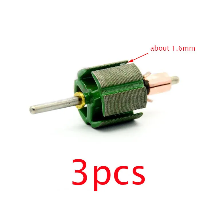 3 Pcs Mini 4WD Car Model Motor Armature Rotor Manual Wraping Components for DIY Models
3 Pcs Mini 4WD Car Model Motor Armature Rotor Manual Wraping Components for DIY Models
