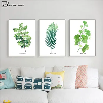 Nordic Style Watercolor Plant Leaves Minimalist Poster Wall Art Canvas Prints Wall Picture for Living Room Modern Home Decor
Nordic Style Watercolor Plant Leaves Minimalist Poster Wall Art Canvas Prints Wall Picture for Living Room Modern Home Decor
