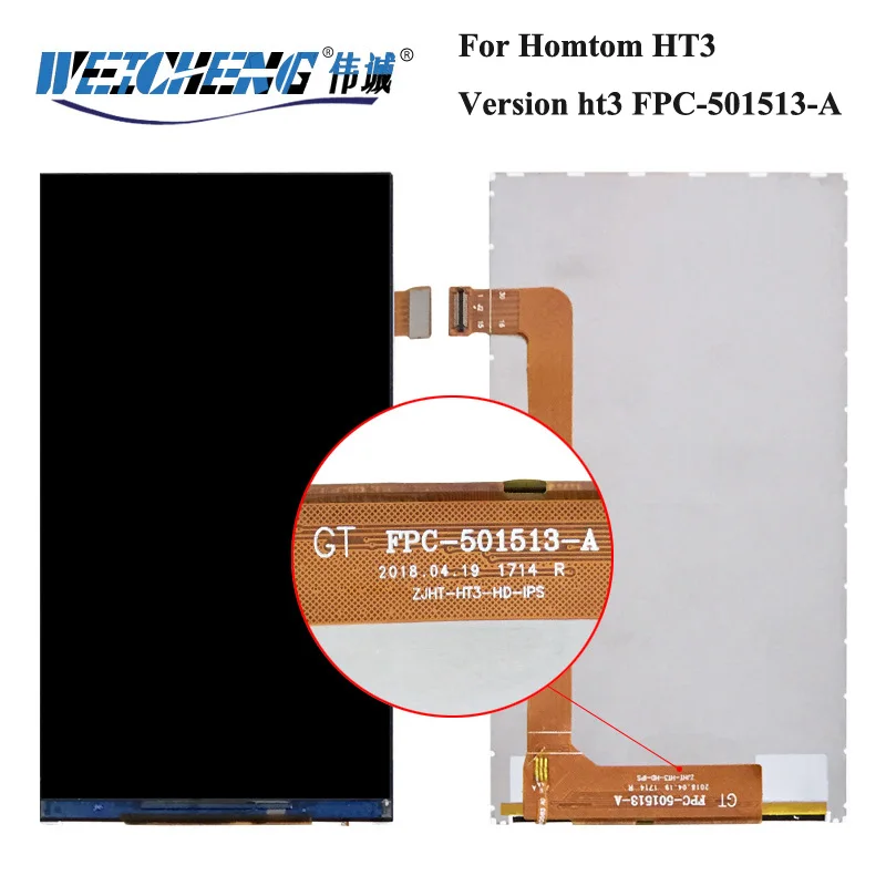 WEICHENG ht3 FPC-501513-A For Homtom HT3 LCD Display Repair Parts Replacement Accessories for ht3 phone lcd+free Tools
WEICHENG ht3 FPC-501513-A For Homtom HT3 LCD Display Repair Parts Replacement Accessories for ht3 phone lcd+free Tools
