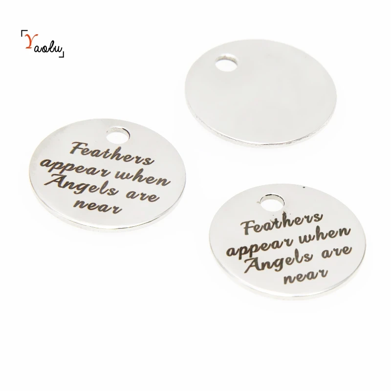10pcs/lot Angel charm Feathers appear when Angels are near message Charm pendant 20mm
10pcs/lot Angel charm Feathers appear when Angels are near message Charm pendant 20mm