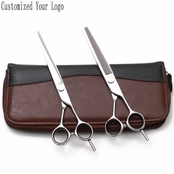 1Set 5.5" 6" 7" 440C Customize Logo Dog Shears Professional Grooming Shears Straight Scissors Thinning Shears Pet Scissors C1021
1Set 5.5" 6" 7" 440C Customize Logo Dog Shears Professional Grooming Shears Straight Scissors Thinning Shears Pet Scissors C1021
