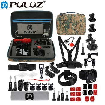 PULUZ 45 in 1 Accessories Chest Strap Handlebar Mount for GoPro Go pro HERO6 5 Session 4 Session 4 3+ 3 for Xiaomi yi action
PULUZ 45 in 1 Accessories Chest Strap Handlebar Mount for GoPro Go pro HERO6 5 Session 4 Session 4 3+ 3 for Xiaomi yi action