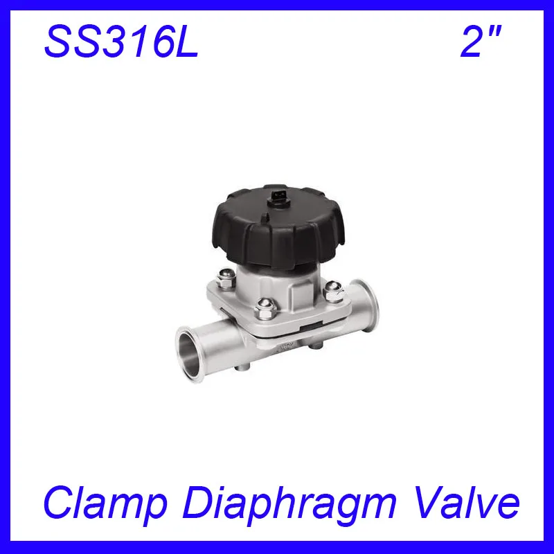 2" SS316L EPDM Clamp diaphragm valve sanitary sterile food grade f Wine, milk, beverages
2" SS316L EPDM Clamp diaphragm valve sanitary sterile food grade f Wine, milk, beverages