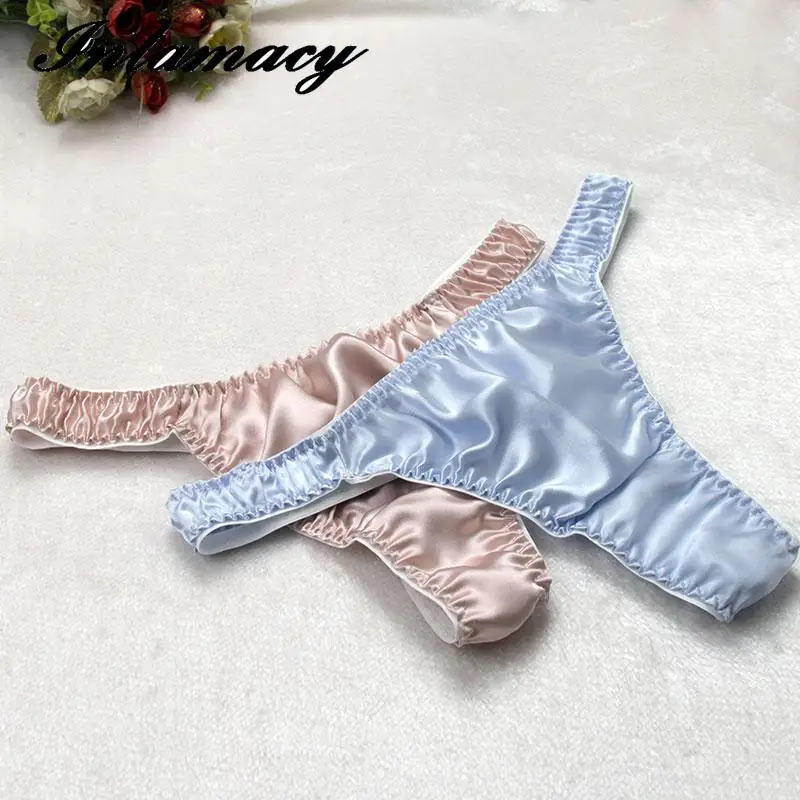 Comfortable Thong 100% real Silk Thong Sexy Female Waist Pants Antibacterial Health T
Comfortable Thong 100% real Silk Thong Sexy Female Waist Pants Antibacterial Health T