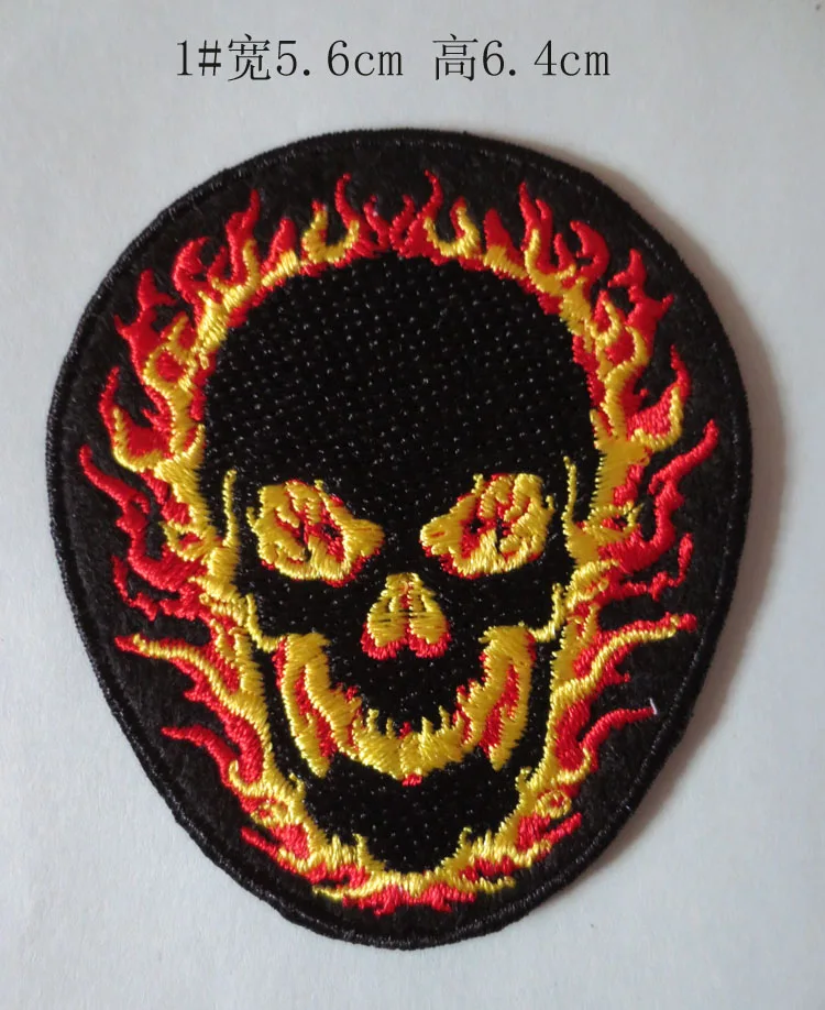 fire skull Exquisite Embroidry Patches for Jacket Back Vest Motorcycle Club Biker 5.6*6.4cm
fire skull Exquisite Embroidry Patches for Jacket Back Vest Motorcycle Club Biker 5.6*6.4cm