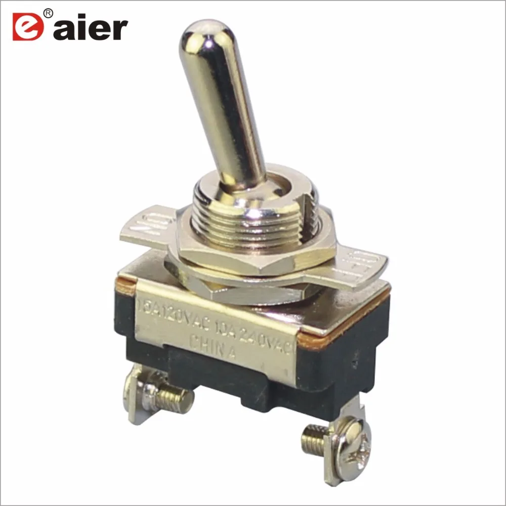 50Pcs Car Switch ON-OFF 2 Pin Toggle Switches 15A 120VDC SPST Latching Type 12MM With Screw Terminal For Auto
50Pcs Car Switch ON-OFF 2 Pin Toggle Switches 15A 120VDC SPST Latching Type 12MM With Screw Terminal For Auto