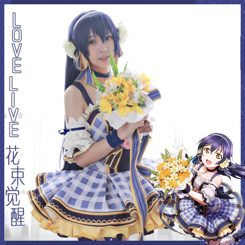 Anime LoveLive! Sonoda Umi Bouquet Flower Awaken Cosplay Costume Lolita Dress Full Set Halloween Party Adult Costumes for Women
Anime LoveLive! Sonoda Umi Bouquet Flower Awaken Cosplay Costume Lolita Dress Full Set Halloween Party Adult Costumes for Women