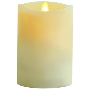 Ksperway 3*4 Inch Fameless LED Candle Moving Wick LED Candle Light Blowing Control 3 Brightness Levels with Timer and Remote
Ksperway 3*4 Inch Fameless LED Candle Moving Wick LED Candle Light Blowing Control 3 Brightness Levels with Timer and Remote