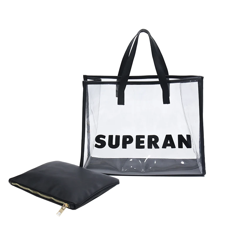 Gaoge Shoulder Bag Women Clear Transparent PVC Bag For Travel Candy Color Women Crossbody Top-handle Bag Luxury Sac Femme
Gaoge Shoulder Bag Women Clear Transparent PVC Bag For Travel Candy Color Women Crossbody Top-handle Bag Luxury Sac Femme